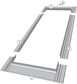 Elementi del raccordo per le coperture piatte e sottili ESV, ESJ, ESV-T Thermo ESV, ESJ, ESV-T Thermo