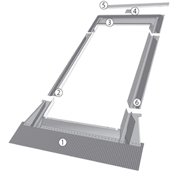 Elementi del raccordo per le coperture ondulate EZN-P EZV-P EZV-A XDP