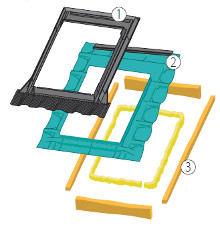 Raccordo per le coperture ondulate EZN-P EZV-P EZV-A XDP