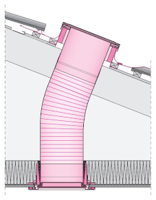 SF_ lucernario tubolare piatto con tubo riflettente flessibile - FAKRO