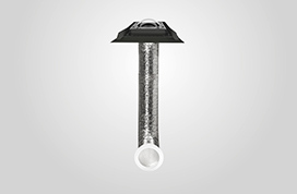 SFD - lucernario tubolare con la cupola  e con tubo riflettente flessibile