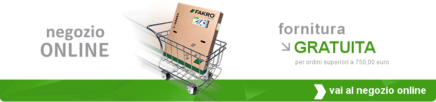 Ordina i prodotti FAKRO online