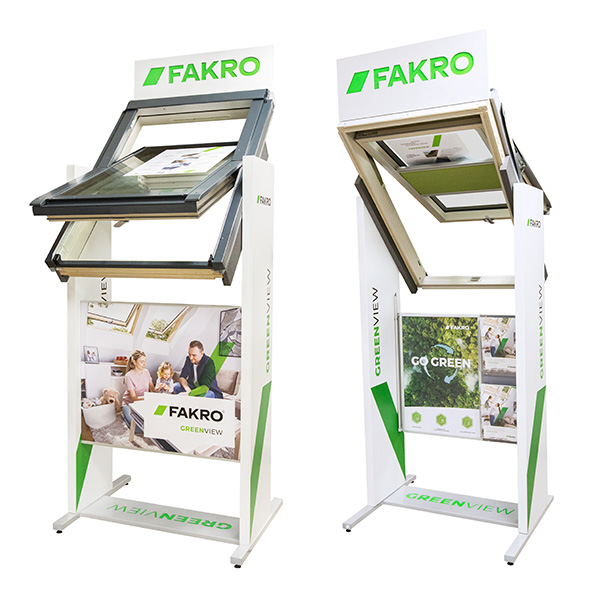 Expozice střešního okna GREENVIEW