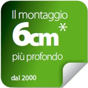 montaggio 6 cm piu profondo